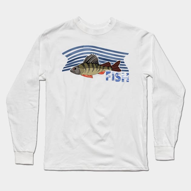 fish Long Sleeve T-Shirt by artklejnot